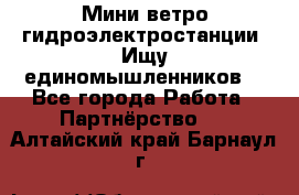 Мини ветро-гидроэлектростанции. Ищу единомышленников. - Все города Работа » Партнёрство   . Алтайский край,Барнаул г.